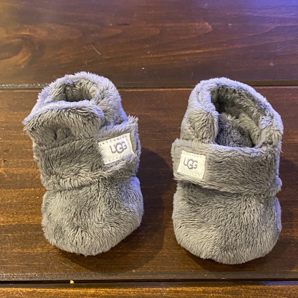 UGG Kids Gray Slippers